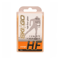 Парафин SKIGO HF, (+1-5 C), Orange 45 g (для нового мелкозерн. снега)