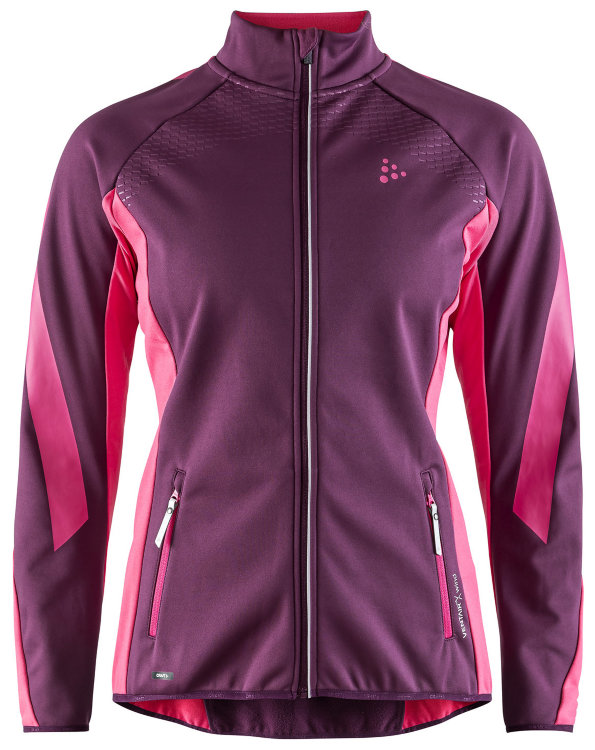 Элитная лыжная куртка Craft Sharp Softshell XC Purple женская