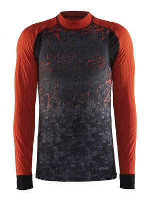 Термобелье Рубашка Craft Active Extreme 2.0 мужская оранжевая
