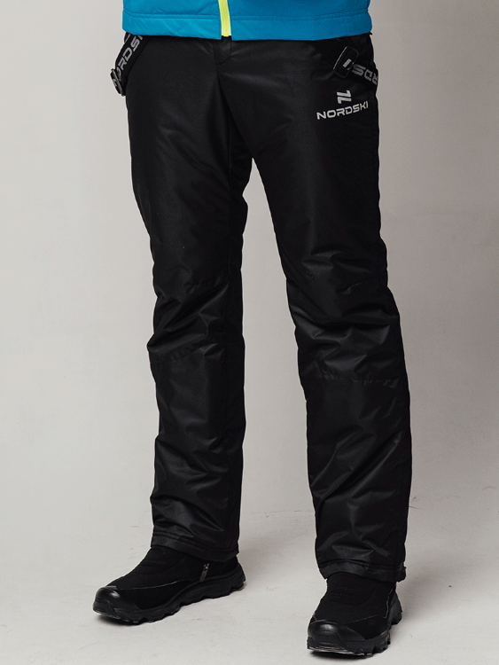 Теплые зимние прогулочные брюки Nordski Premium черные