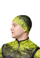 Лыжная гоночная шапка Kv+ Tornado зеленый/черный