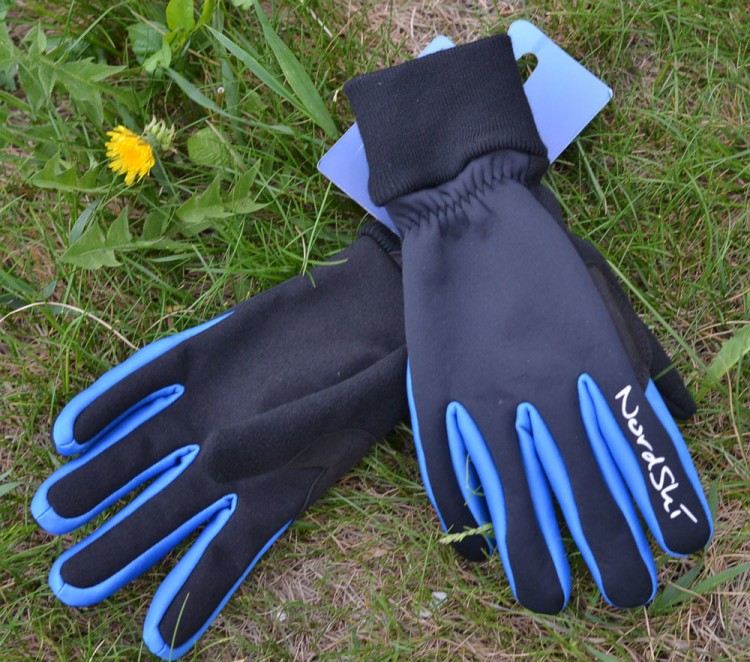 Детские лыжные перчатки Nordski Arctic black-blue WS