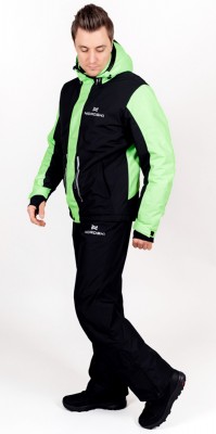 Горнолыжный костюм Nordski Extreme мужской black-lime