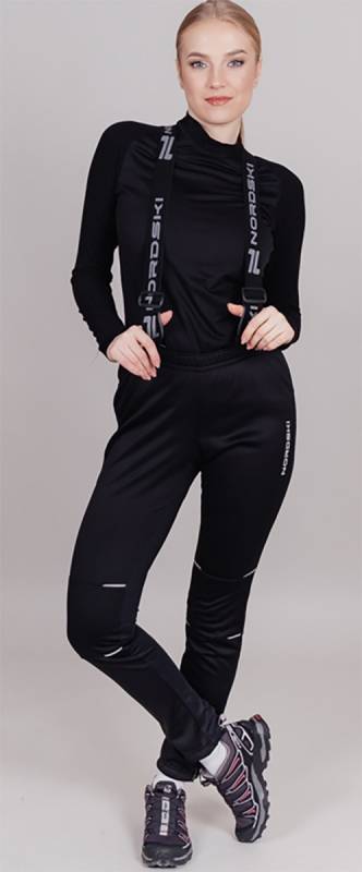 Лыжные брюки Nordski Premium black женские NSW442100 купить за 4 990 руб. вWear-termo.ru