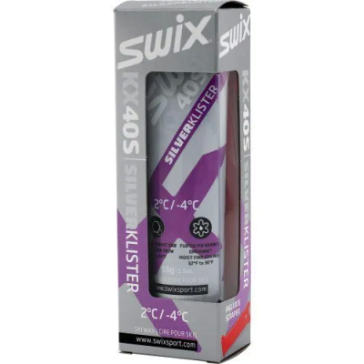 Клистер со скребком SWIX ( +2-4 C), Violet Silver 55 g