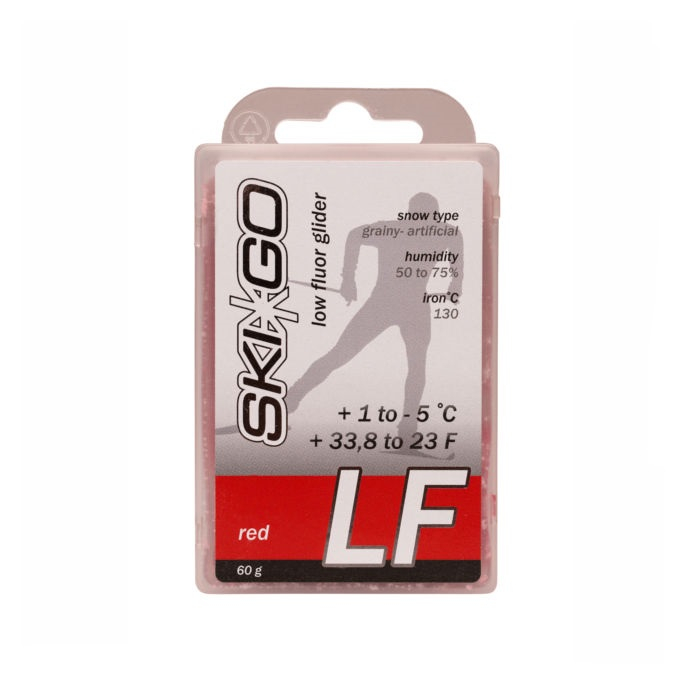 Парафин SKIGO LF, (+1-5 C), Red 60 g (искусственный снег) 