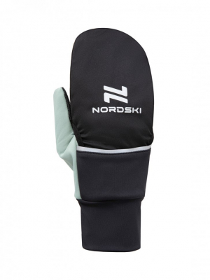 Варежки-перчатки Nordski Pro Black/Ice mint