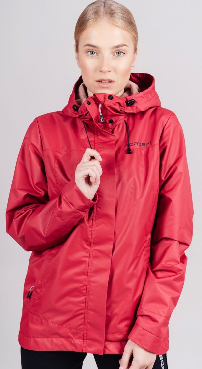 Женская ветрозащитная мембранная куртка Nordski Storm Barberry W