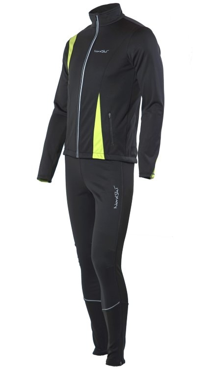 Лыжный костюм Nordski Active black-lime