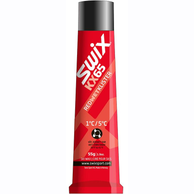 Клистер со скребком SWIX (+5+1 C), Red, 55 g