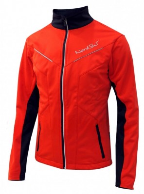 Утеплённая детская лыжная куртка Nordski Premium Red