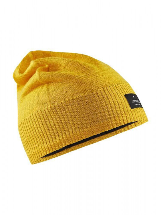 Шапка Craft Urban Knit Hat желтая