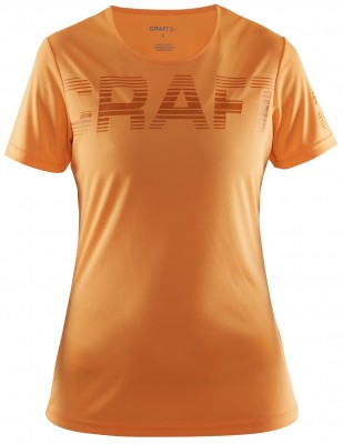 Футболка Craft Prime Run Logo orange женская