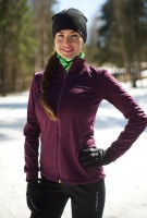 Детская утеплённая лыжная куртка Nordski Motion Purple-black