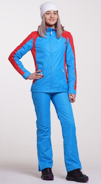 Женский ветрозащитный спортивный костюм Nordski National blue
