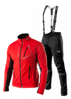 Лыжный костюм 905 Victory Code Dynamic 2019 red мужской с лямками