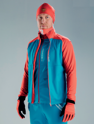 Лыжная куртка Nordski Premium blue-red 2020