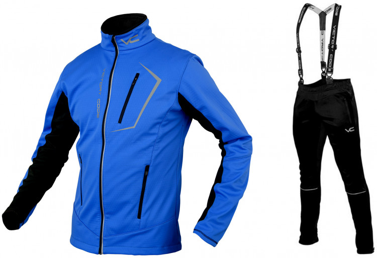 Лыжный костюм 905 Victory Code Dynamic A2 blue-black мужской с лямками