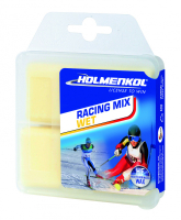 Парафин высокофтористый HOLMENKOL RacingMix WET, (0-4 C), 2х35г