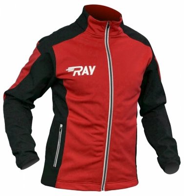 Разминочная куртка Ray Pro Race WS мужская чёрно-красная