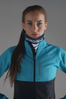 Женская лыжная разминочная куртка Nordski Premium breeze-black