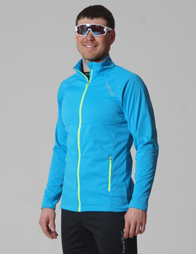 Элитная утеплённая лыжная куртка Nordski Elite Blue 2019