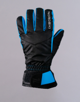 Тёплые зимние перчатки Nordski Arctic Black-Blue Membrane