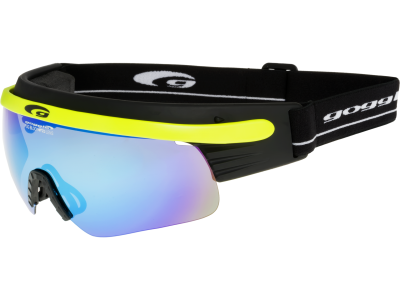 Лыжные очки-маска Goggle Shima yellow-rainbow 2019