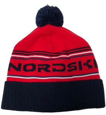 Теплая шапка Nordski Stripe Red