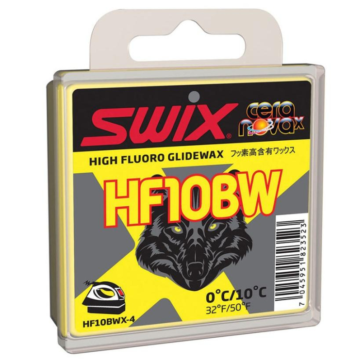 Мазь скольжения SWIX HF10BWX, (+10-0 C), black, 40 g