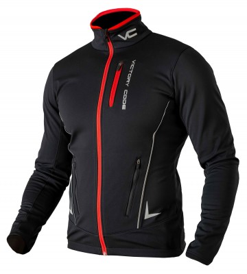 Утеплённая лыжная куртка 905 Victory Code Speed Up черная