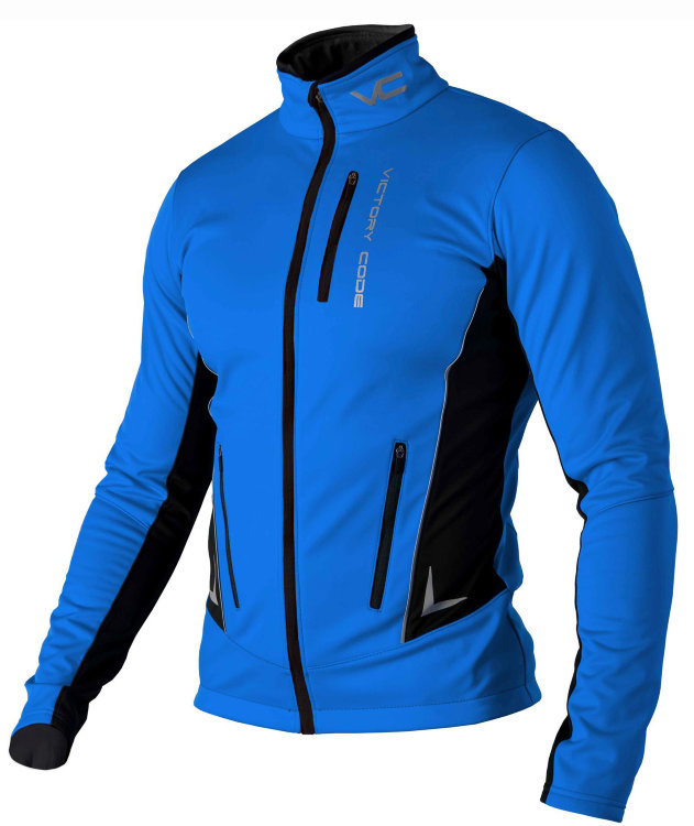 Утеплённая лыжная куртка 905 Victory Code Speed Up синяя