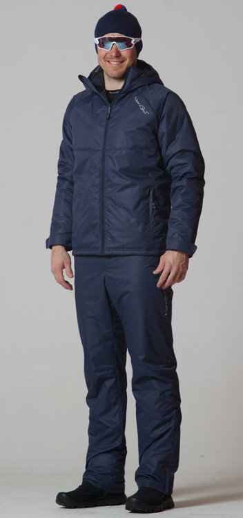 Утеплённый прогулочный лыжный костюм Nordski Motion Dark Navy