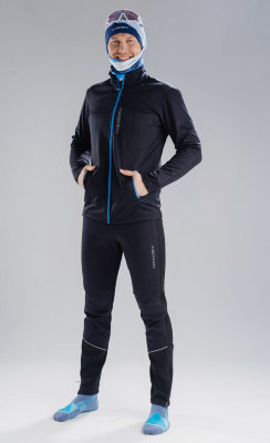 Мужской лыжный костюм Nordski Active Black 2020