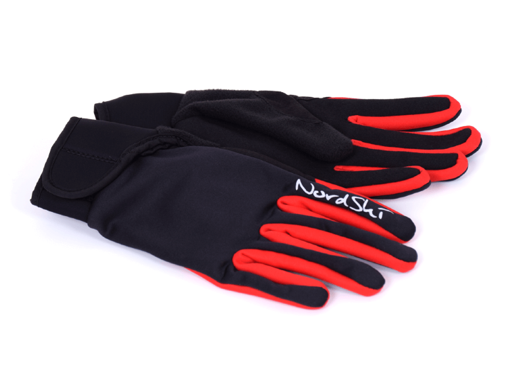 Перчатки детские Nordski Jr Racing WS black-red