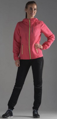 Женская куртка для бега Nordski Run Pink-yellow