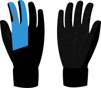 Лыжные перчатки детские Nordski Jr Motion Ws black-blue