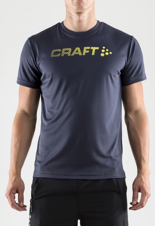 Футболка беговая мужская Craft Prime Run Logo Navy