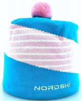 Лыжная шапка Nordski Line Light Azure