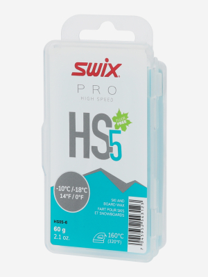 Мазь скольжения SWIX HS Turquoise, (-10-18 C), 60 g