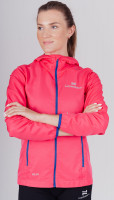 Женская куртка для бега с капюшоном Nordski Run Pink