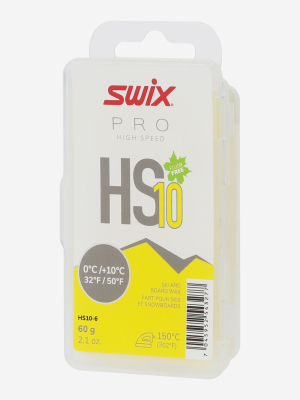 Мазь скольжения SWIX HS Yellow, (+10-0 C), 60 g