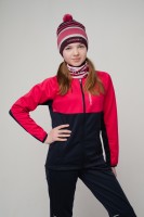 Детская лыжная куртка Nordski Jr Premium pink-blueberry