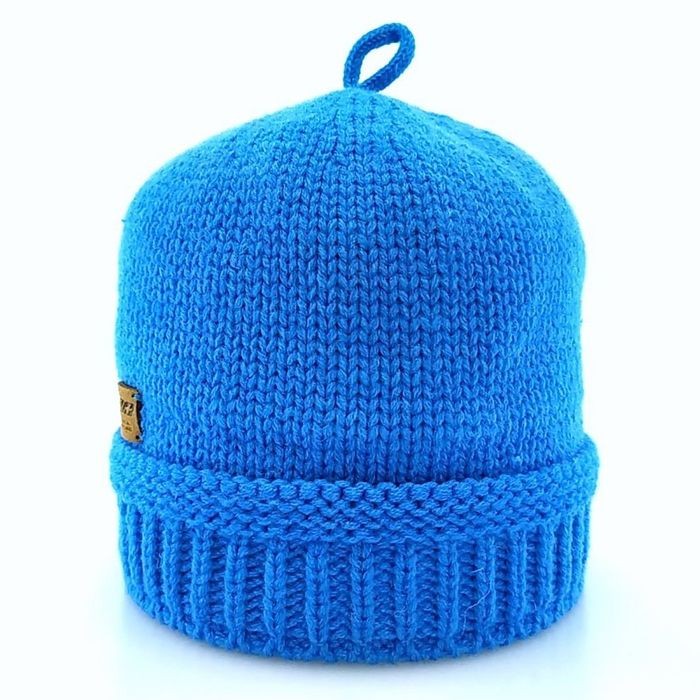 Теплая шапка Kv+ Ottava голубая