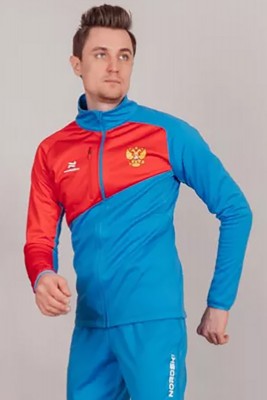Мужская лыжная разминочная куртка Nordski Premium National 2022