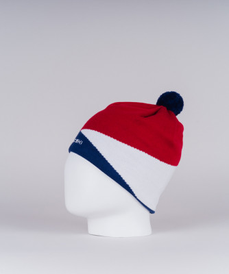 Лыжная шапка Nordski Line red/blue